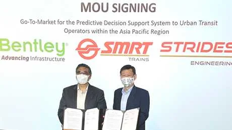 Revolutionizing Urban Mobility: Bentley Systems and Strides Engineering Forge Strategic Partnership for Predictive Rail Maintenance